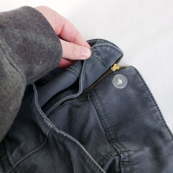 Express Lace-Up Front Utility Pants Womens 4 High-Rise Skinny Grunge Moto - Picture 7 of 12